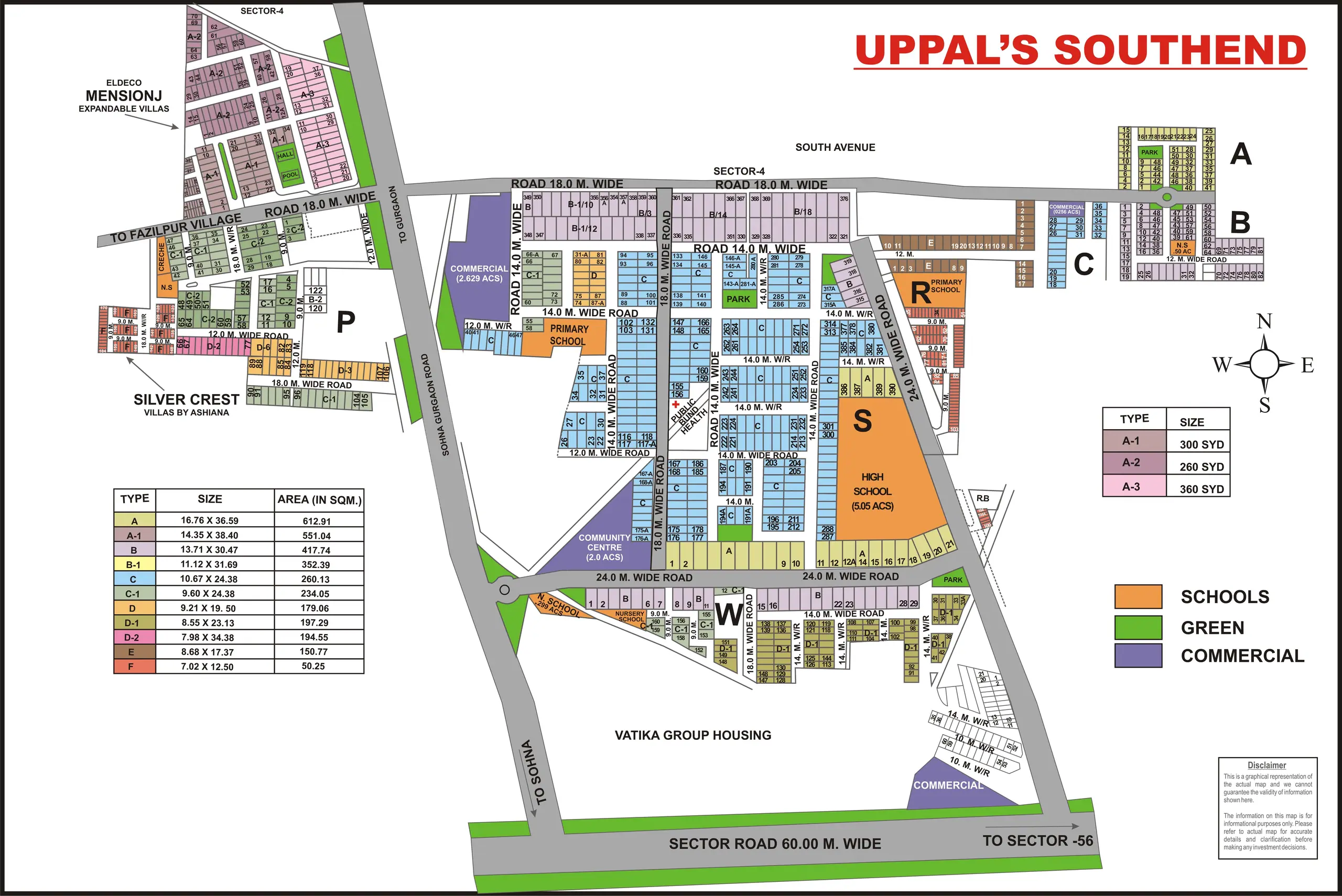 Uppal Southend plot map