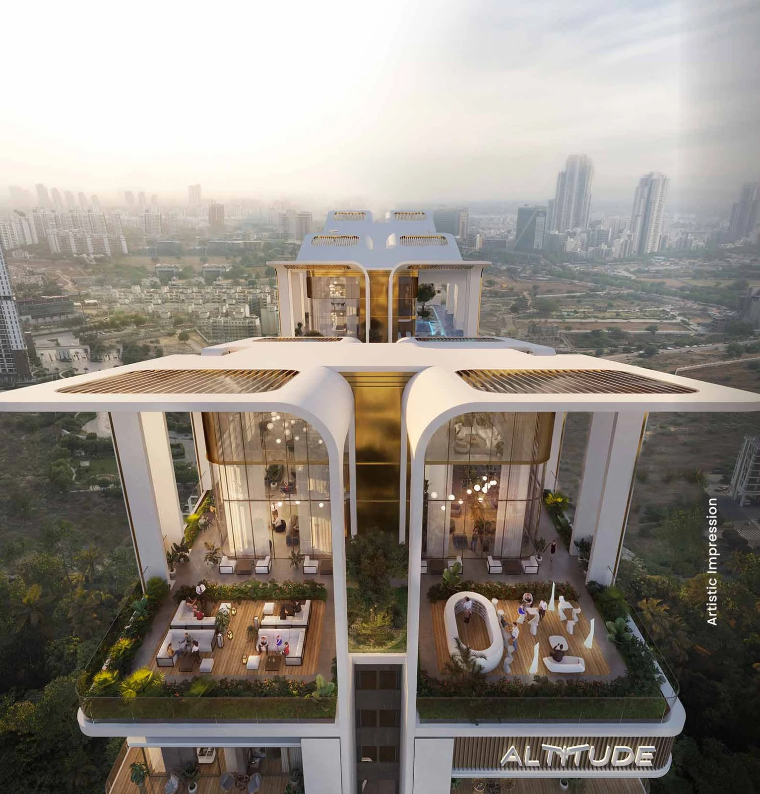 Altitude Sky Residence - Roof deck