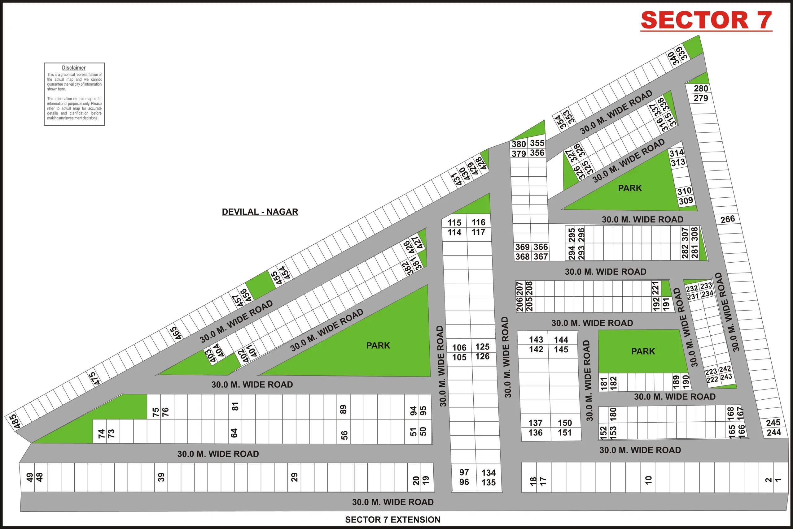 Sector 7 plot map, Gurugram