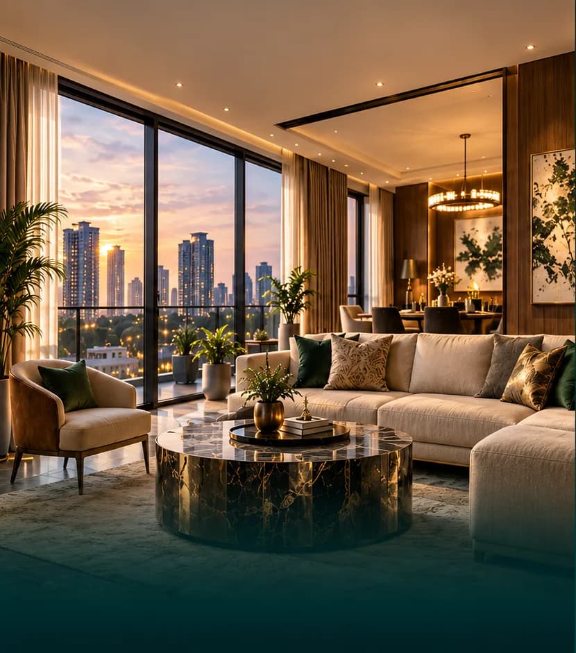 A managed residential apartment in Gurugram